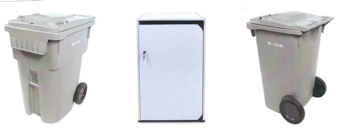 A white refrigerator with a key on the door.