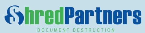 A blue and green logo for the land partners.